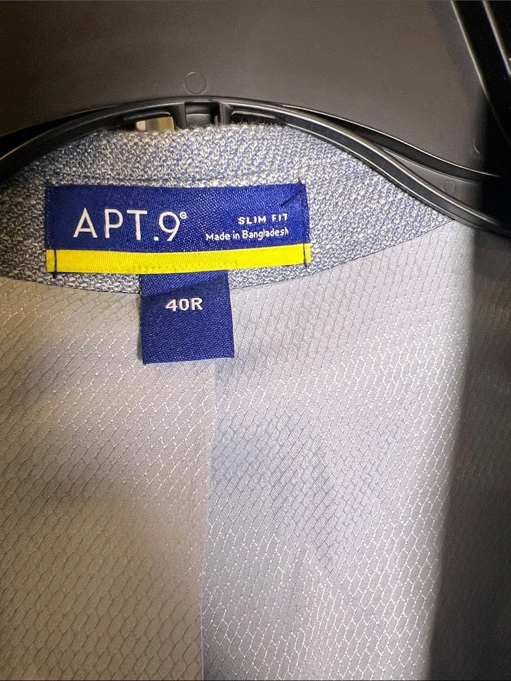 Apt. 9 Pale Blue Textured Men's Blazer